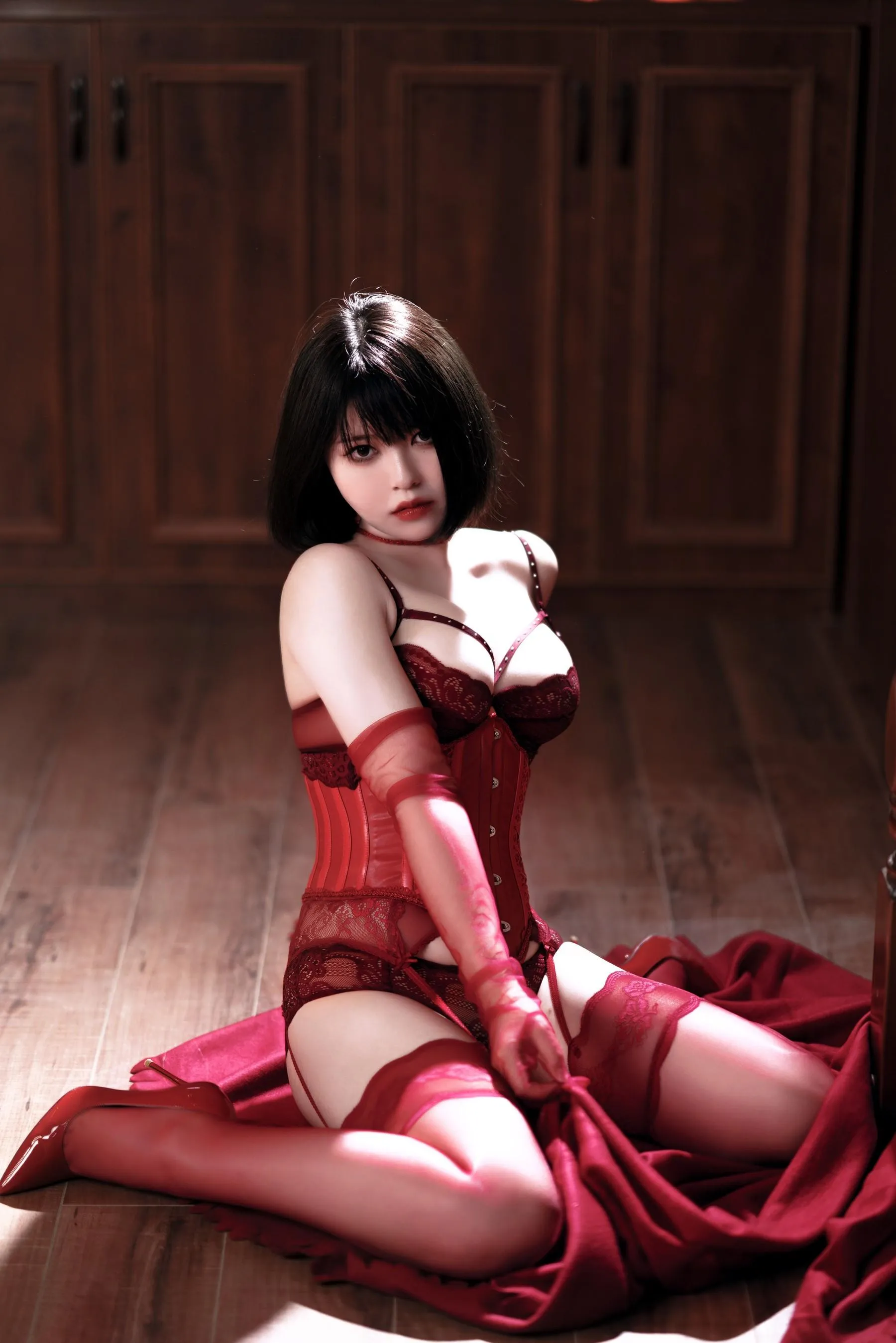 半半子 – NO.67 RED 赤紅 Vol.03 [57P]插图